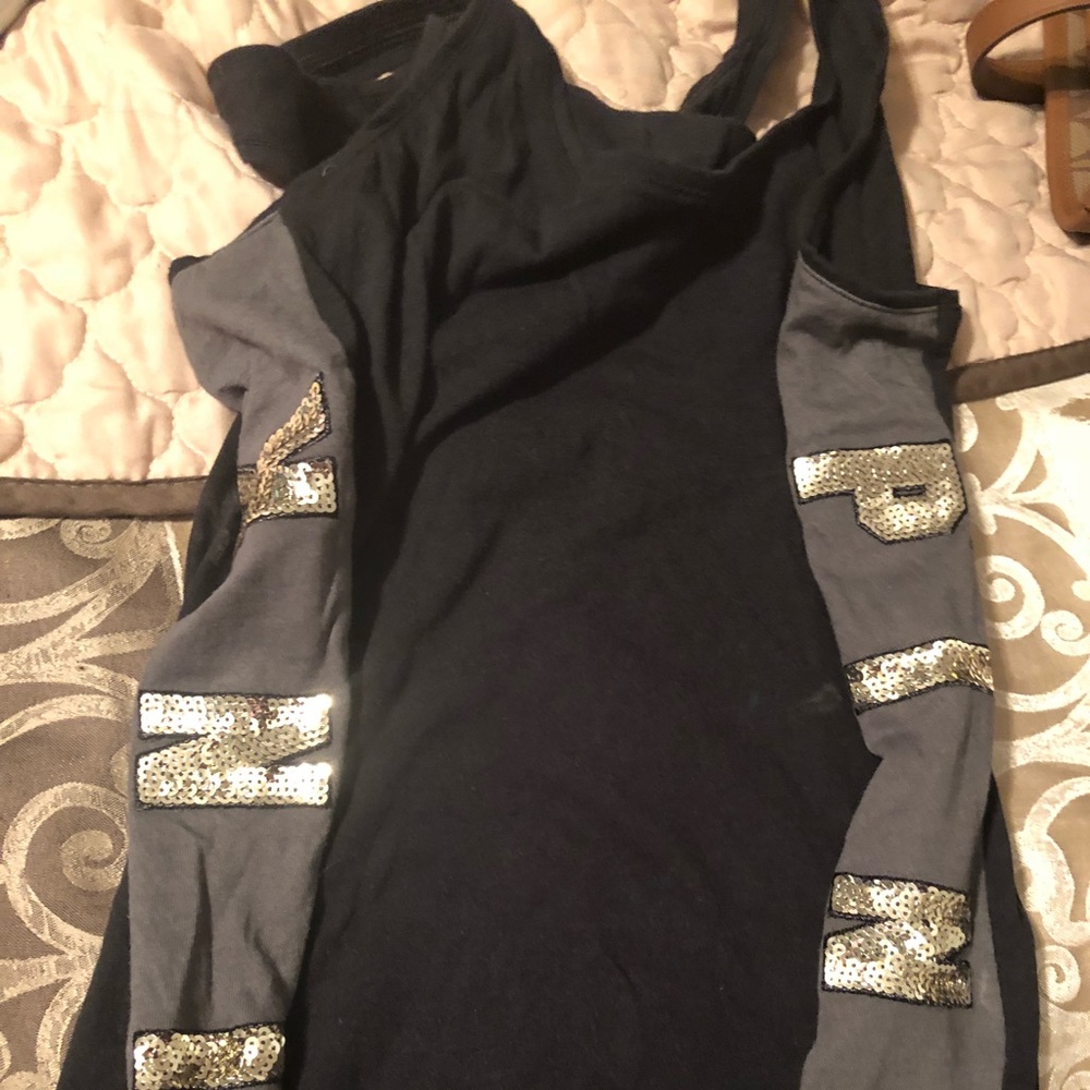 Pink bling tank top only worn once